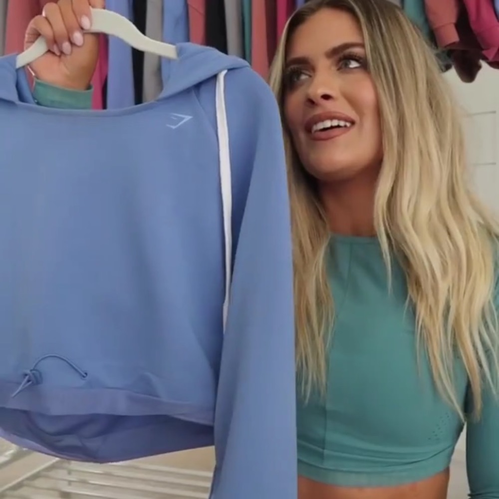 Gymshark crop hoodie